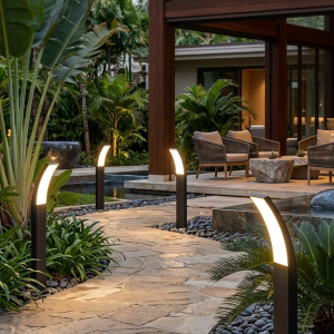 bollar light for outdoor pathways & gardens