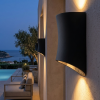 wall mount up and down light for outdoor