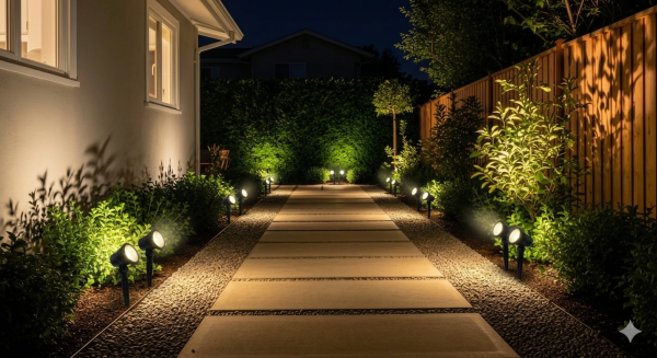 premium led spike light for gardens, trees, pathways & landscape lighting